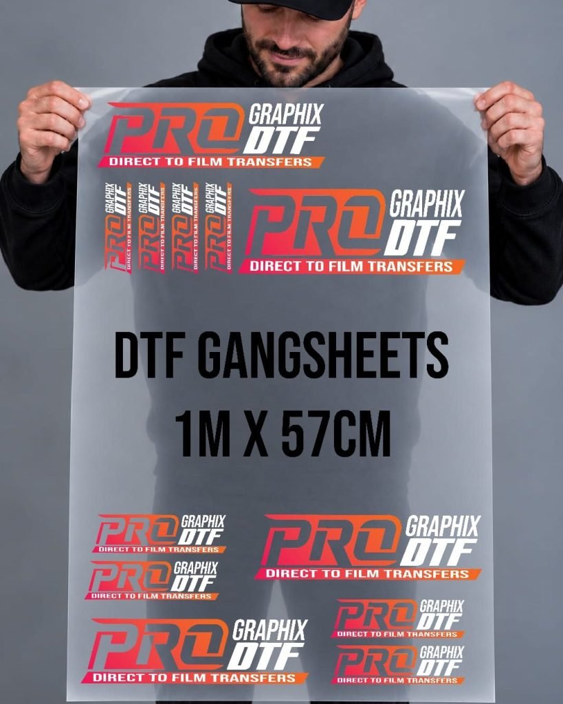 DTF gang sheet, one metre x 57 cm