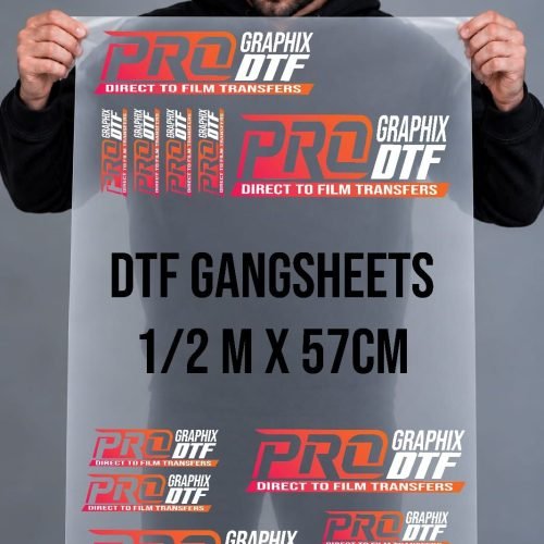DTF gang sheet, half a metre x 57 cm